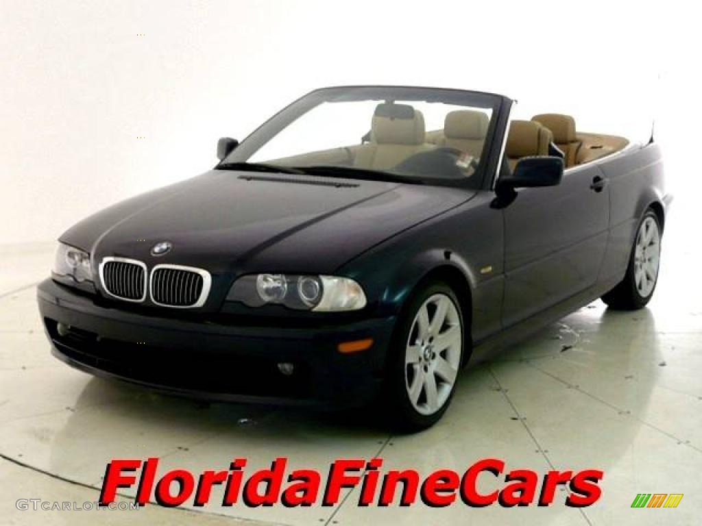 2002 3 Series 325i Convertible - Black Sapphire Metallic / Beige photo #1