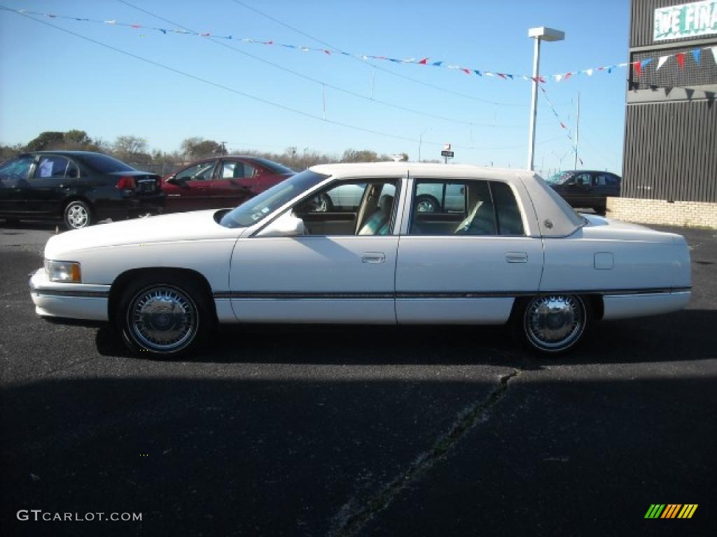 White Cadillac DeVille