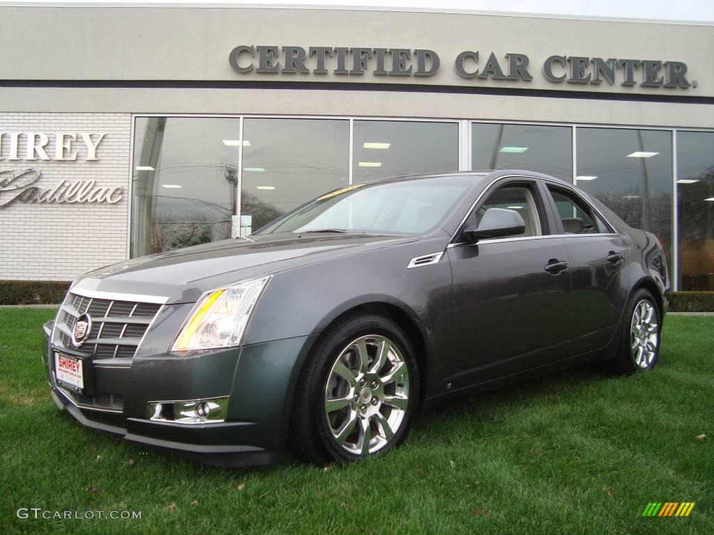 2008 Thunder Gray Chromaflair Cadillac CTS 4 AWD Sedan 21867633