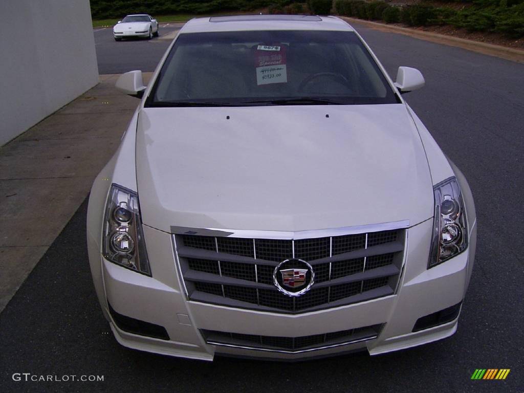 2010 CTS 3.0 Sedan - White Diamond Tricoat / Cashmere/Cocoa photo #6