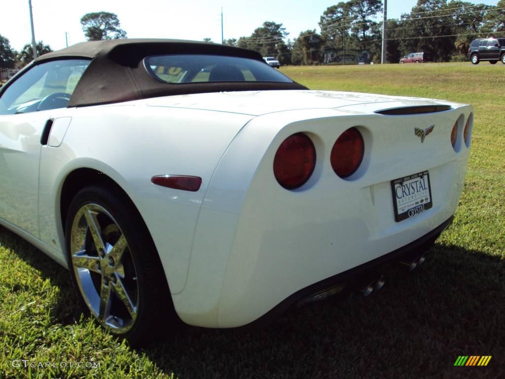 2007 Corvette Convertible - Arctic White / Ebony photo #6