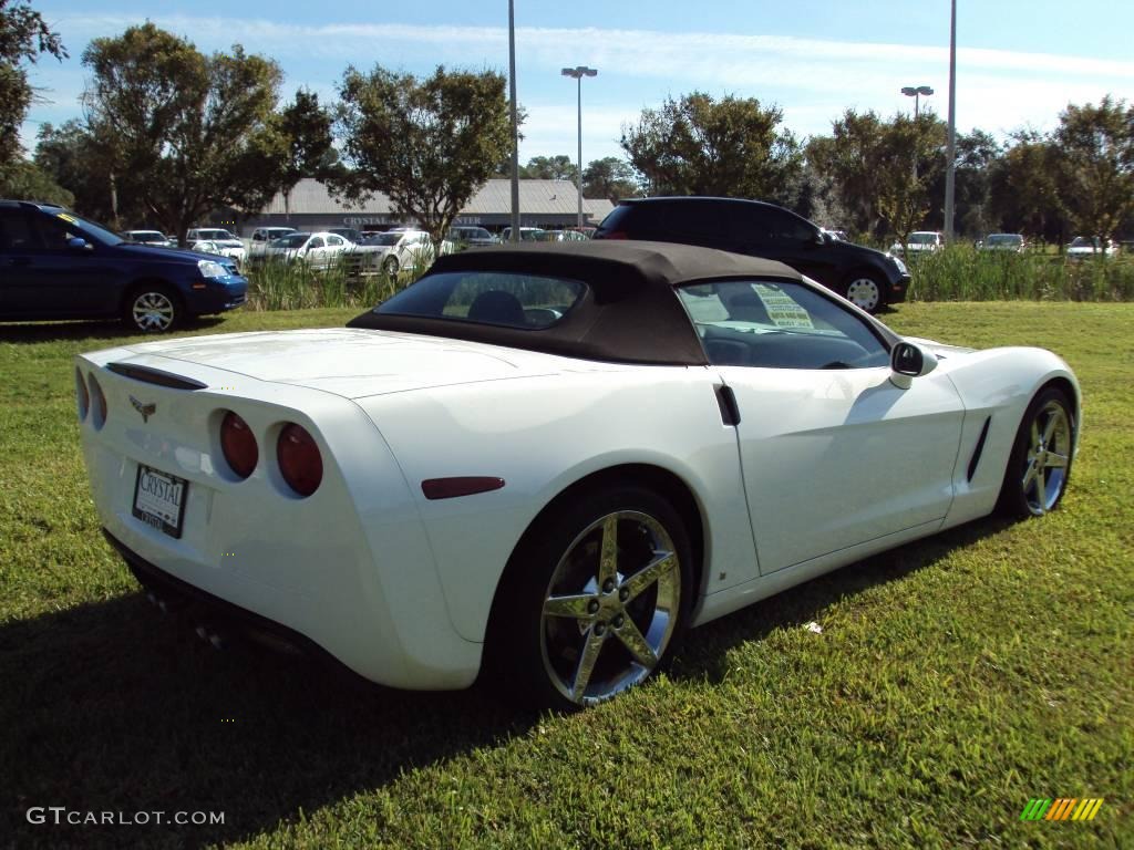 2007 Corvette Convertible - Arctic White / Ebony photo #7