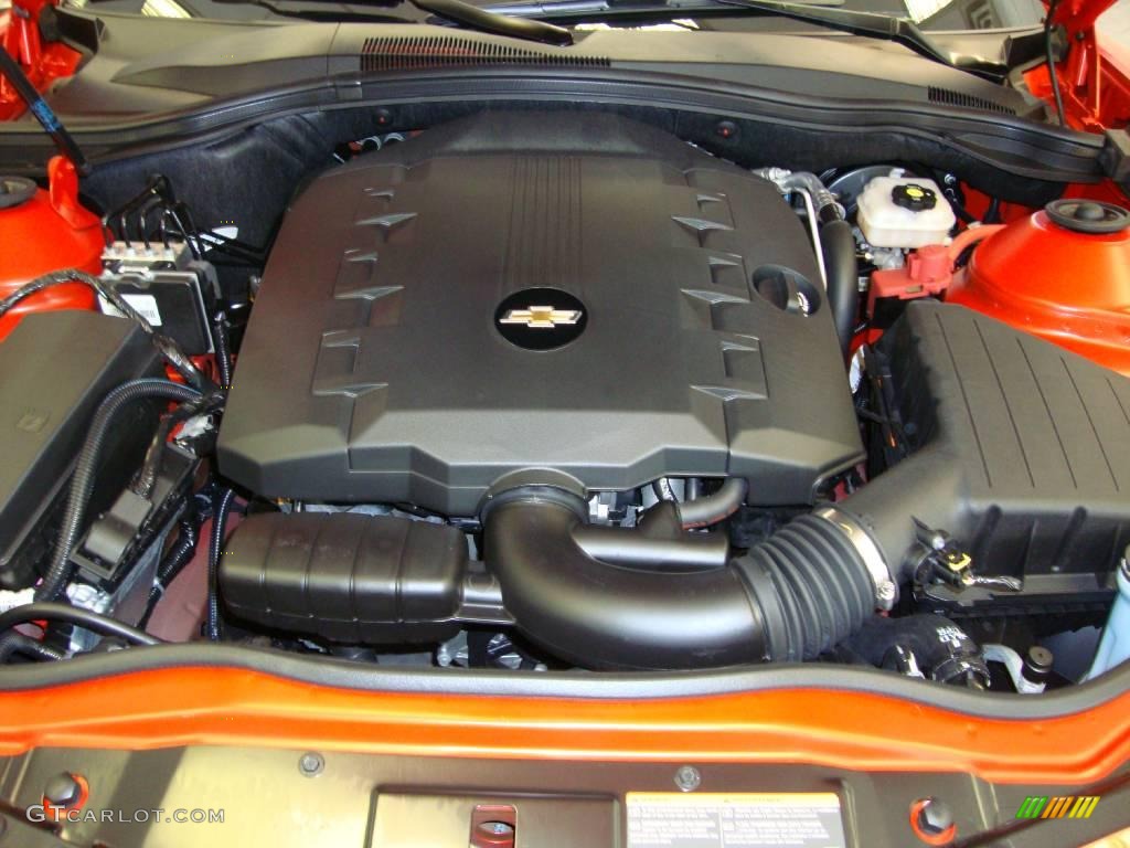 2010 Camaro LT/RS Coupe - Inferno Orange Metallic / Black photo #20