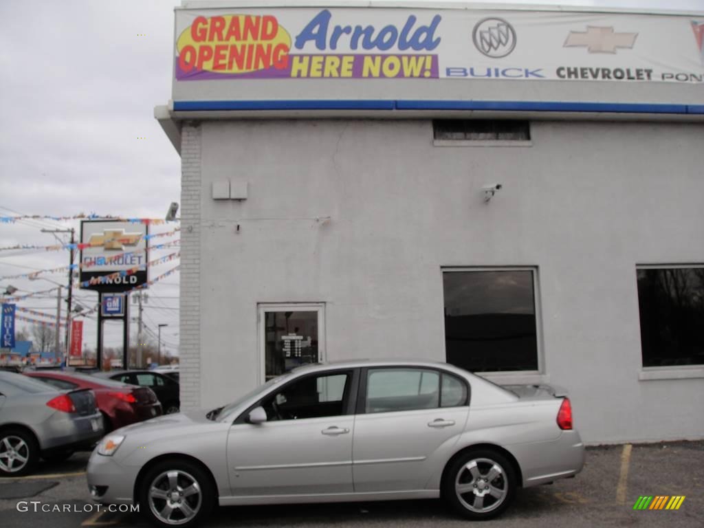 2006 Malibu LTZ Sedan - Silverstone Metallic / Titanium Gray photo #3