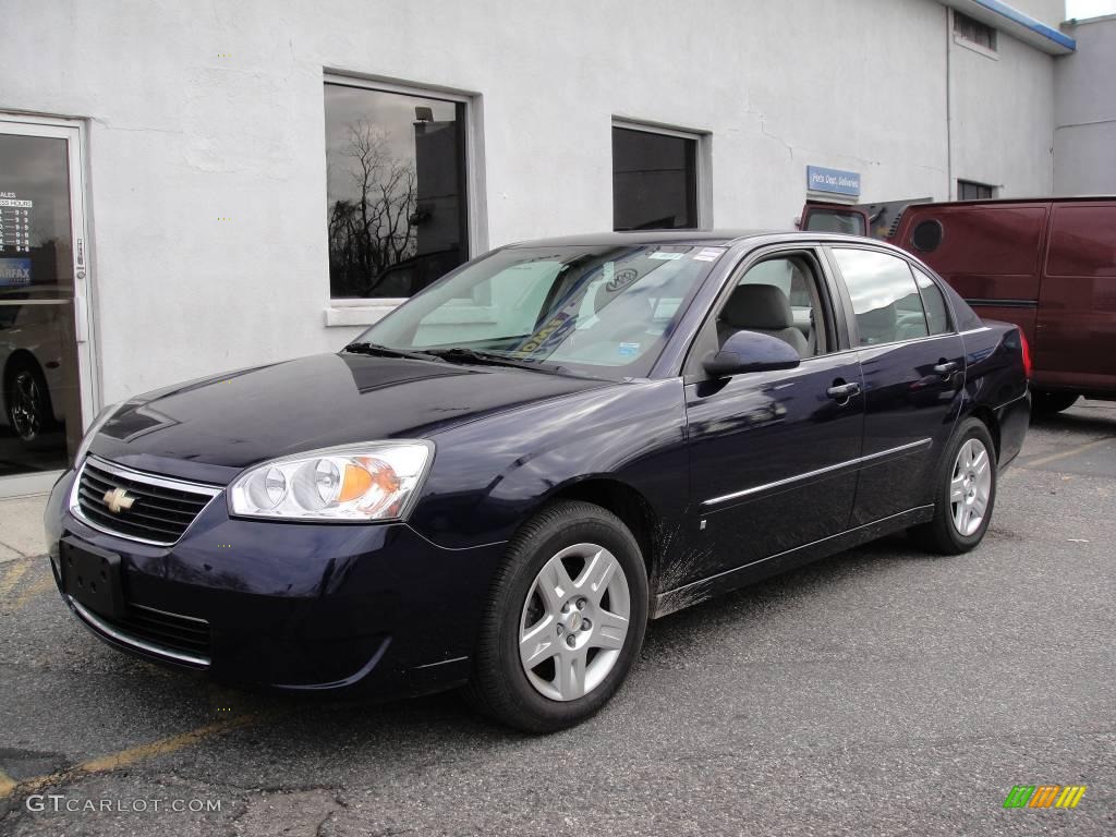 2006 Malibu LT V6 Sedan - Dark Blue Metallic / Titanium Gray photo #1