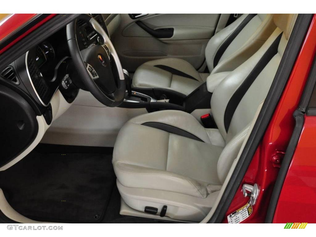 2007 9-3 Aero Sport Sedan - Chili Red Metallic / Parchment/Black photo #8