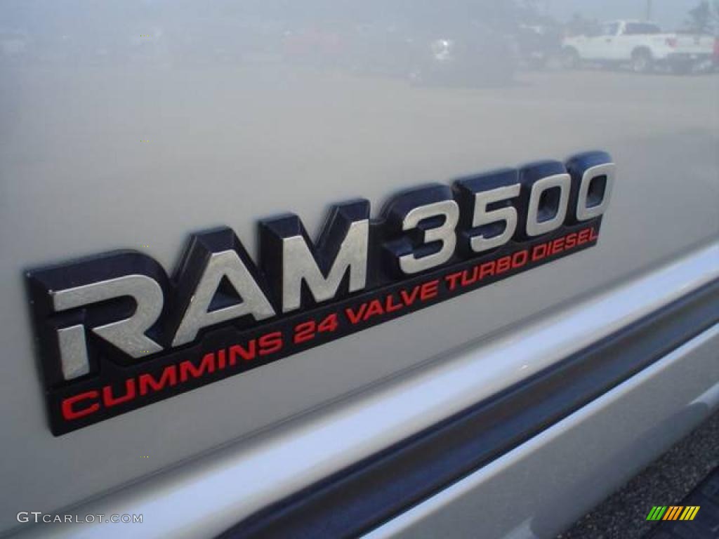 2001 Ram 3500 SLT Quad Cab 4x4 Dually - Bright Silver Metallic / Agate photo #14