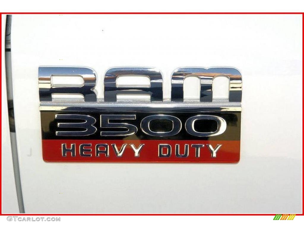 2008 Ram 3500 Big Horn Edition Quad Cab 4x4 Dually - Bright White / Medium Slate Gray photo #24