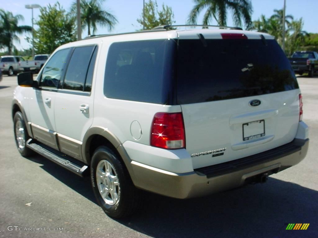 2003 Expedition Eddie Bauer - Oxford White / Medium Parchment photo #6