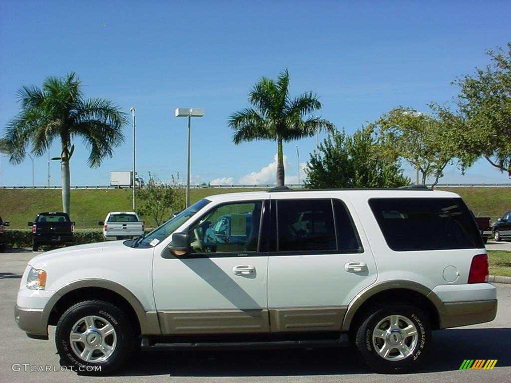 2003 Expedition Eddie Bauer - Oxford White / Medium Parchment photo #7