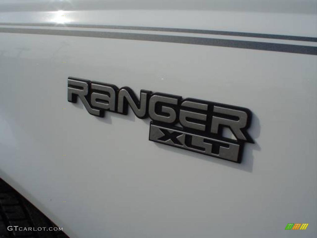 2003 Ranger XLT SuperCab - Oxford White / Dark Graphite photo #13