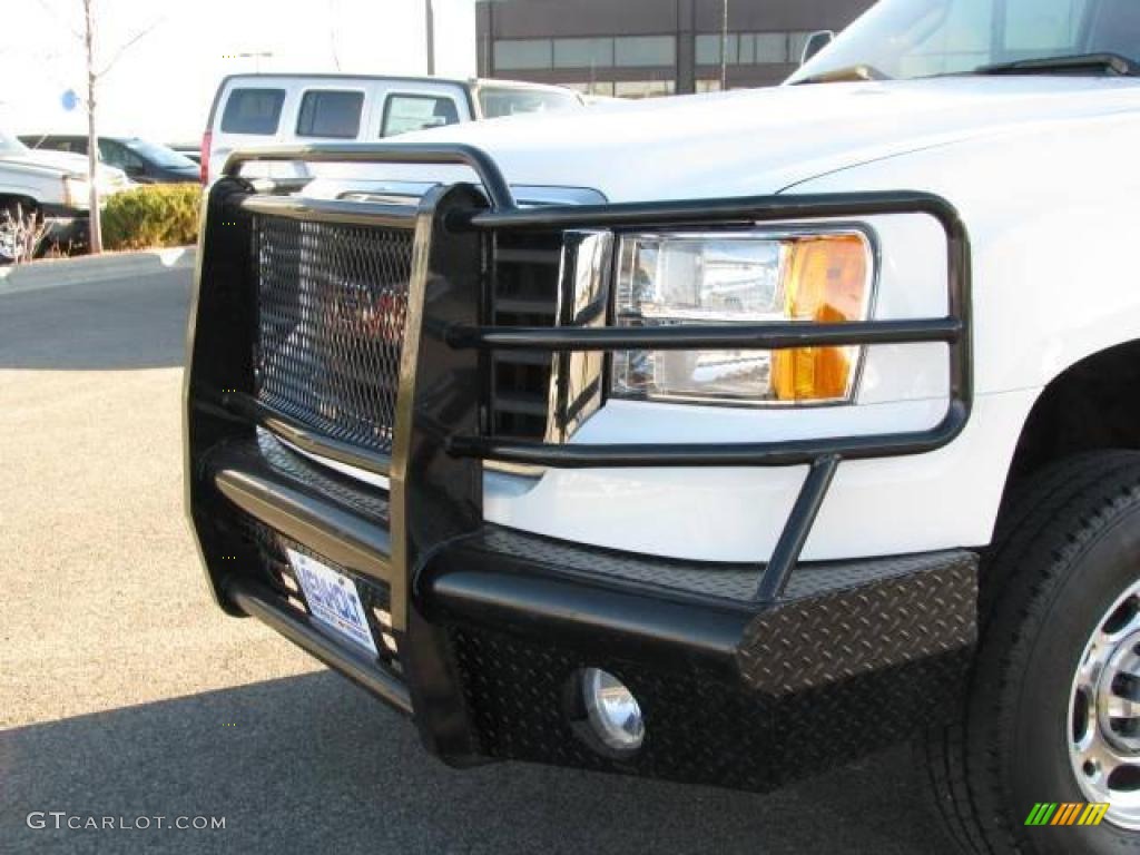 2008 Sierra 2500HD SLE Extended Cab 4x4 - Summit White / Ebony photo #3