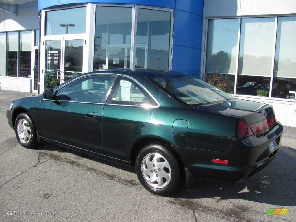 1999 Accord EX Coupe - Dark Emerald Pearl / Gray photo #4