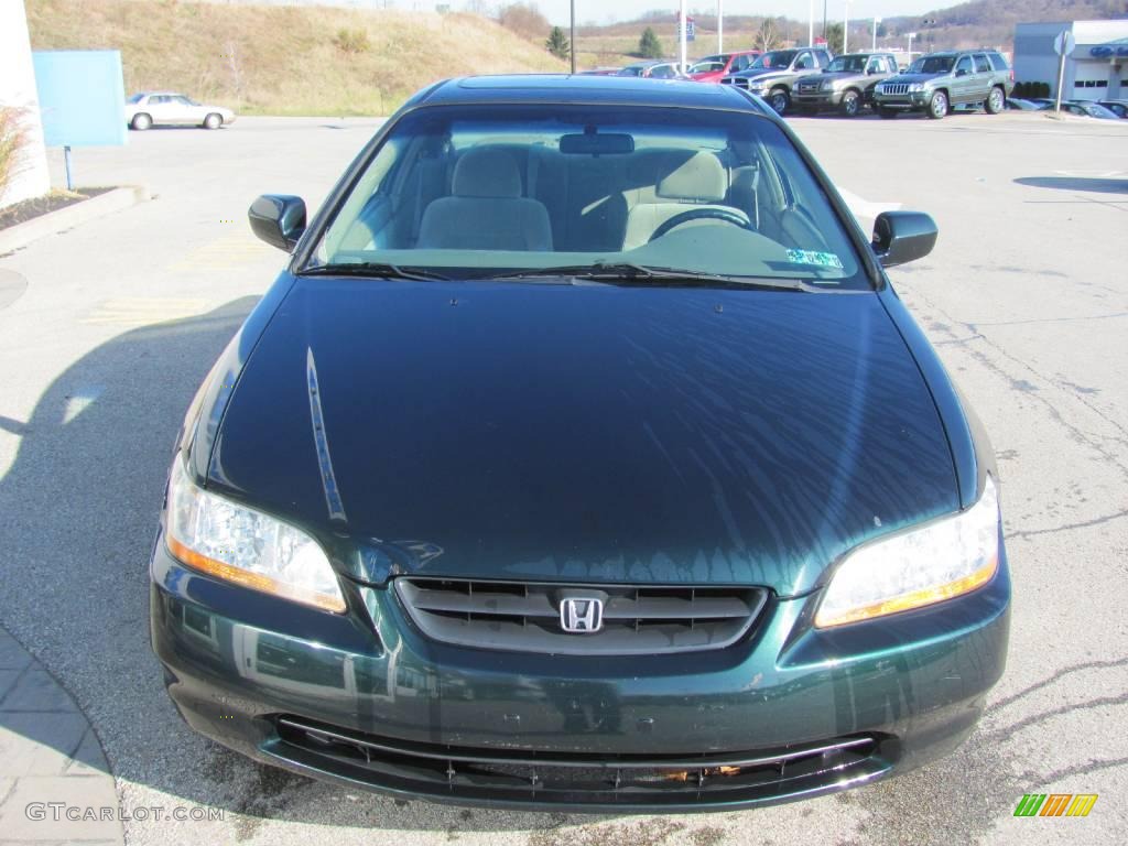 1999 Accord EX Coupe - Dark Emerald Pearl / Gray photo #7
