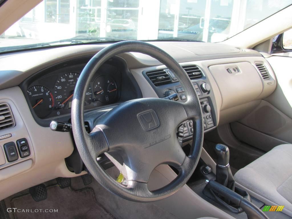 1999 Accord EX Coupe - Dark Emerald Pearl / Gray photo #11