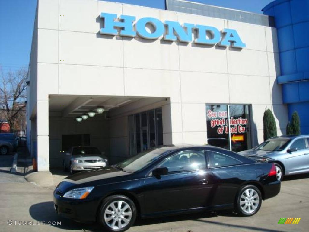 2007 Accord EX V6 Coupe - Nighthawk Black Pearl / Black photo #1