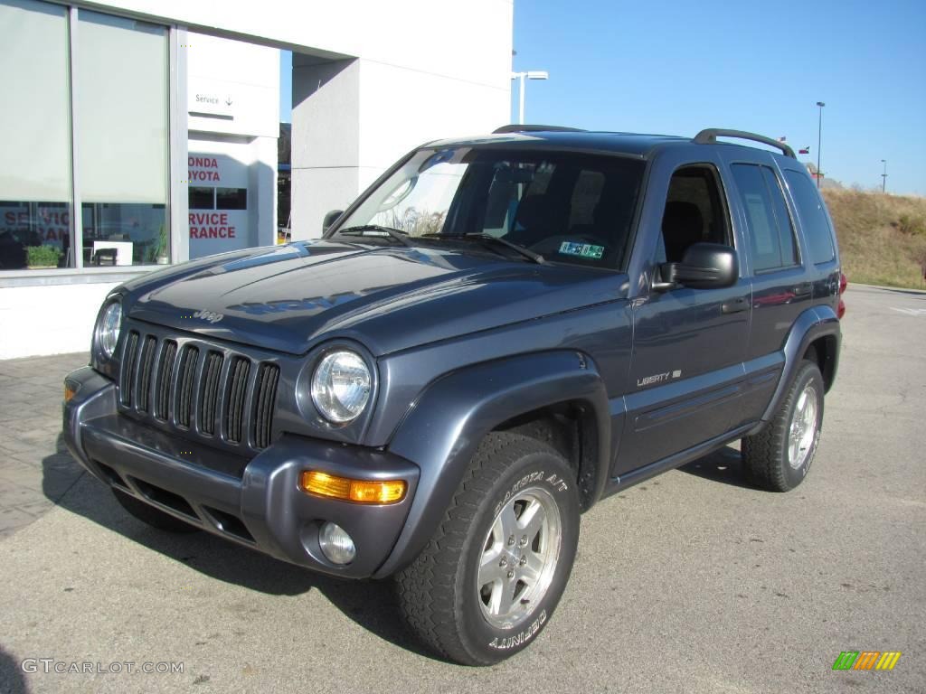 2002 Liberty Limited 4x4 - Steel Blue Pearlcoat / Dark Slate Gray photo #2