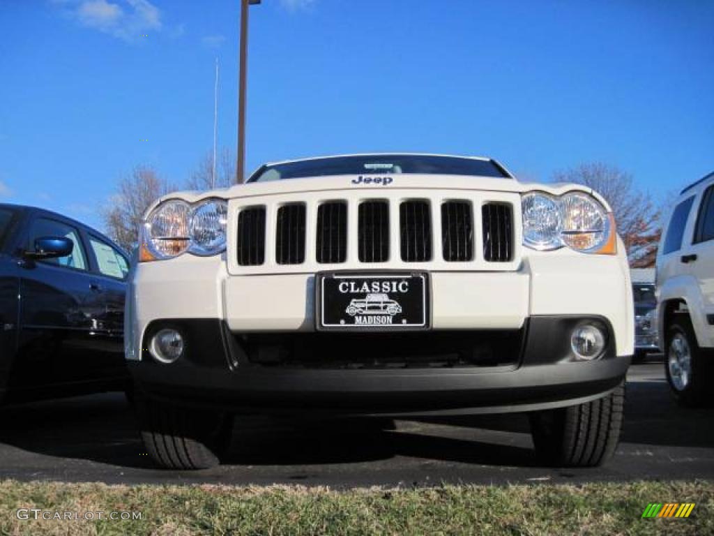 2010 Grand Cherokee Laredo 4x4 - Stone White / Dark Slate Gray photo #2