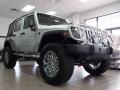 2010 Bright Silver Metallic Jeep Wrangler Unlimited Sport 4x4  photo #1