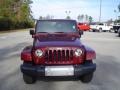 2010 Red Rock Crystal Pearl Jeep Wrangler Unlimited Sahara 4x4  photo #2