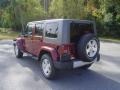 2010 Red Rock Crystal Pearl Jeep Wrangler Unlimited Sahara 4x4  photo #7