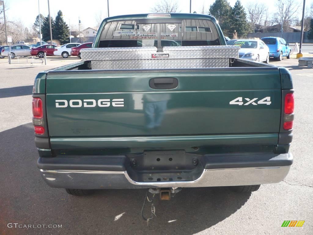 2001 Ram 1500 SLT Club Cab 4x4 - Forest Green Pearl / Mist Gray photo #4