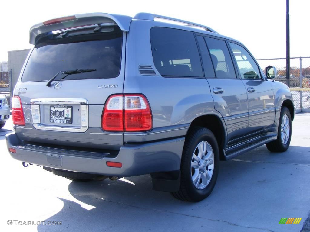 2004 LX 470 - Blue Vapor Metallic / Gray photo #5