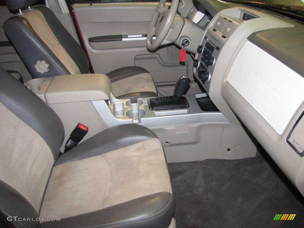 2008 Mariner V6 Premier 4WD - Vivid Red Metallic / Greystone/Stone photo #11