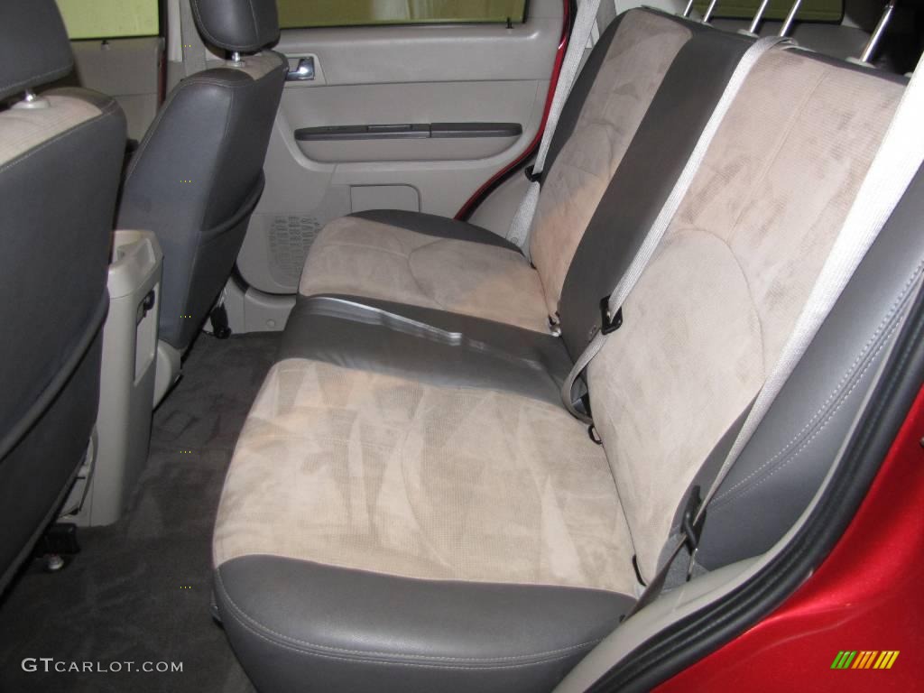 2008 Mariner V6 Premier 4WD - Vivid Red Metallic / Greystone/Stone photo #12