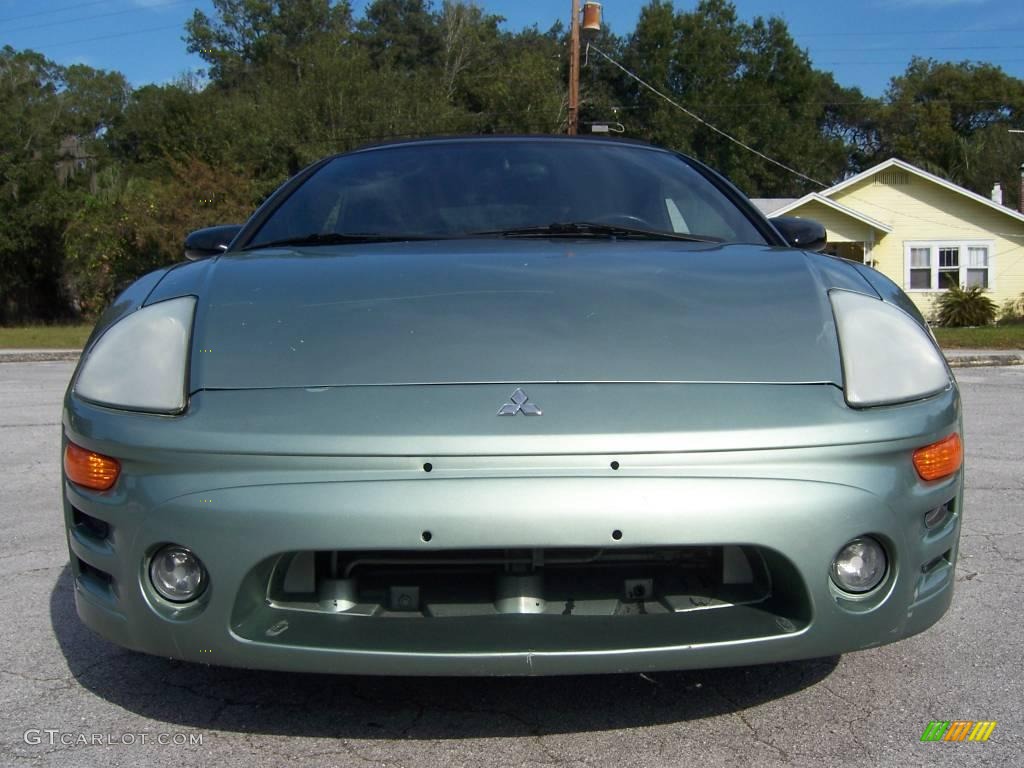 2003 Eclipse Spyder GT - Alloy Green Pearl / Midnight photo #1