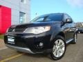 2009 Labrador Black Pearl Mitsubishi Outlander SE 4WD  photo #3