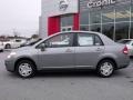 2010 Magnetic Gray Metallic Nissan Versa 1.8 S Sedan  photo #2