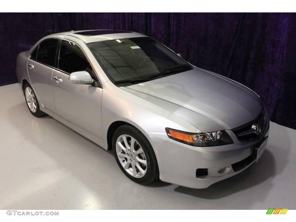 2006 TSX Sedan - Alabaster Silver Metallic / Ebony Black photo #1