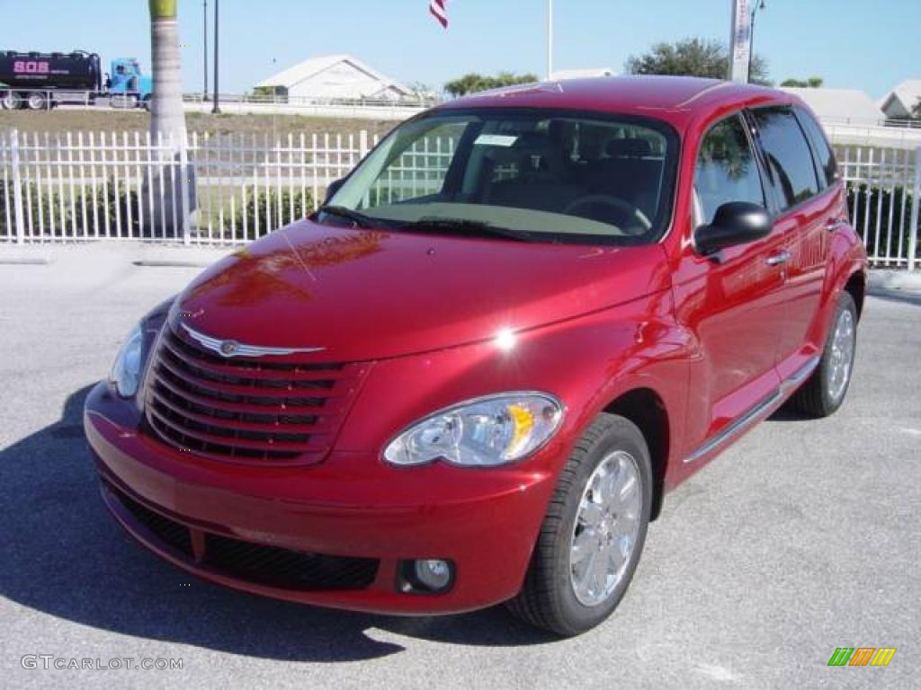 2009 PT Cruiser Touring - Inferno Red Crystal Pearl / Pastel Pebble Beige photo #2