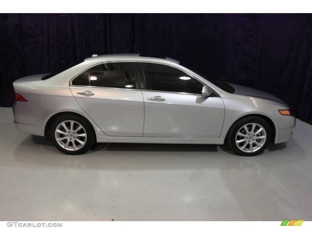 Alabaster Silver Metallic 2006 Acura TSX Sedan Exterior Photo #21904204