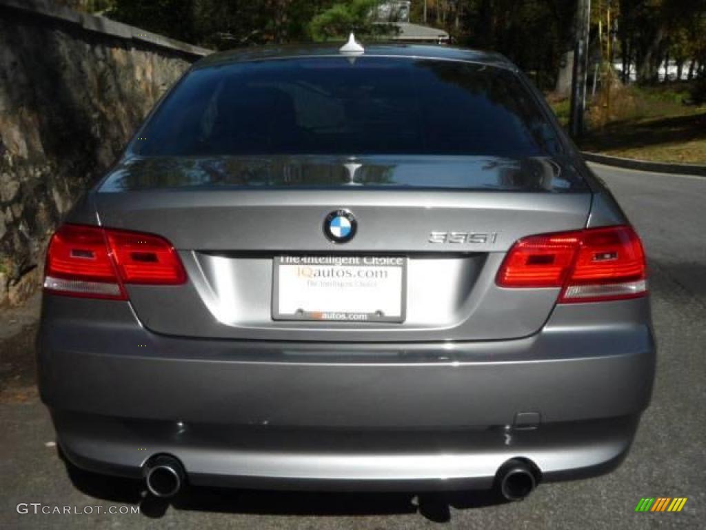 2007 3 Series 335i Coupe - Space Gray Metallic / Black photo #6