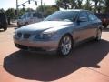 2007 Silver Grey Metallic BMW 5 Series 550i Sedan  photo #1