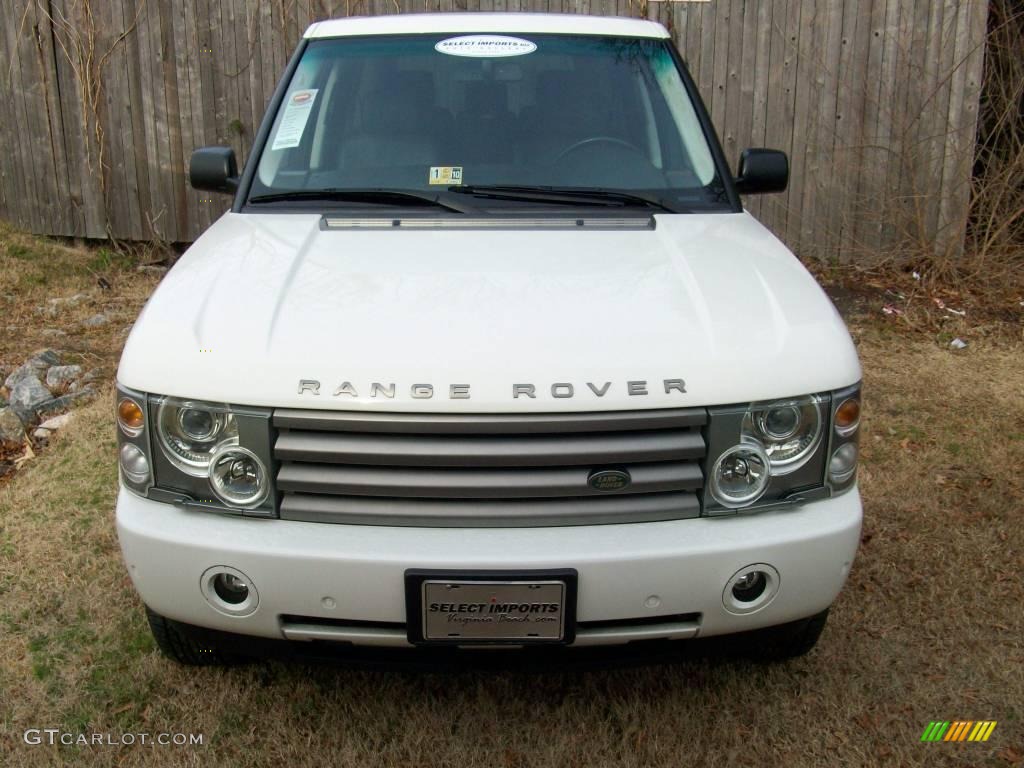 2004 Range Rover HSE - Chawton White / Charcoal/Jet Black photo #2