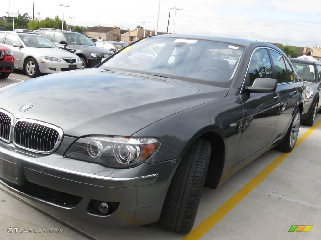 2007 7 Series 750i Sedan - Titanium Grey Metallic / Black photo #1