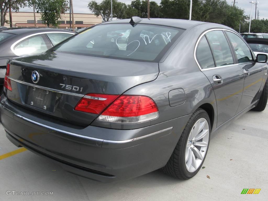 2007 7 Series 750i Sedan - Titanium Grey Metallic / Black photo #3