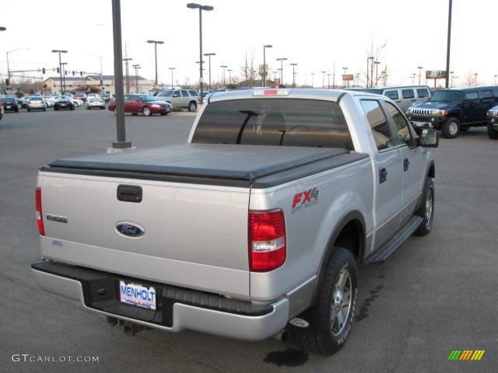2005 F150 FX4 SuperCrew 4x4 - Silver Metallic / Black photo #7