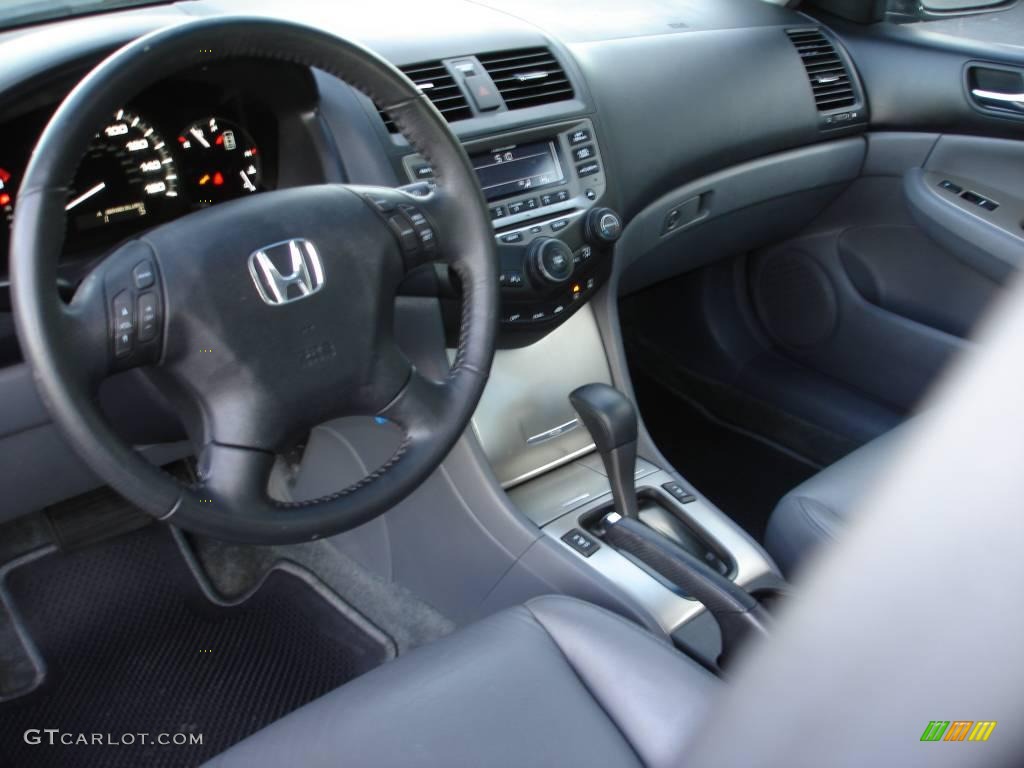 2006 Accord EX-L Sedan - Royal Blue Pearl / Gray photo #9