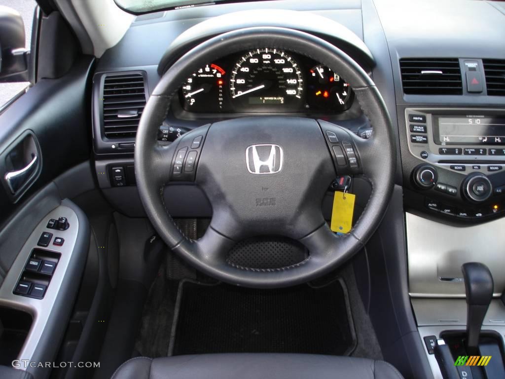 2006 Accord EX-L Sedan - Royal Blue Pearl / Gray photo #12