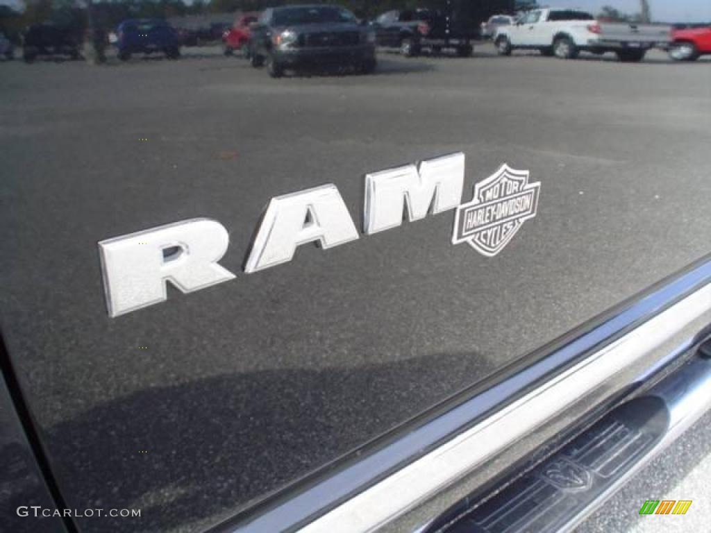 2008 Ram 1500 Big Horn Edition Quad Cab 4x4 - Brilliant Black Crystal Pearl / Medium Slate Gray photo #15