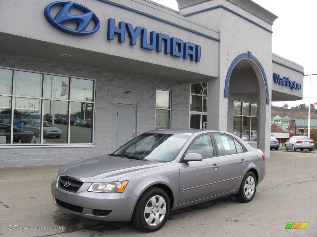 2008 Sonata GLS - Steel Gray / Gray photo #1