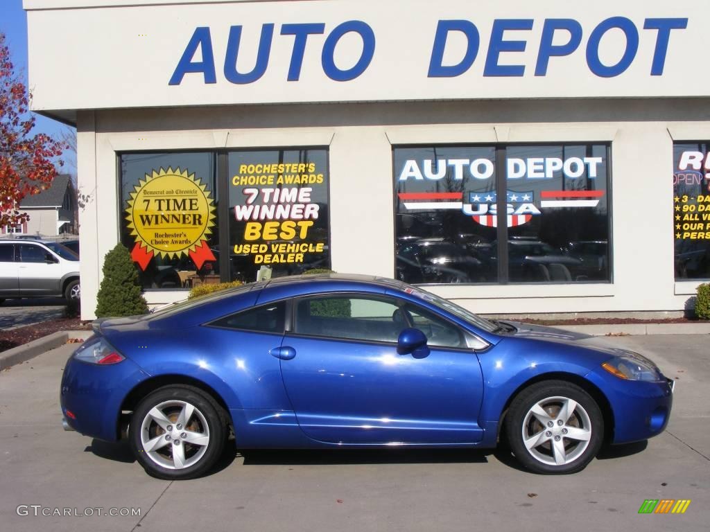 2006 Eclipse GS Coupe - UV Blue Pearl / Dark Charcoal photo #1
