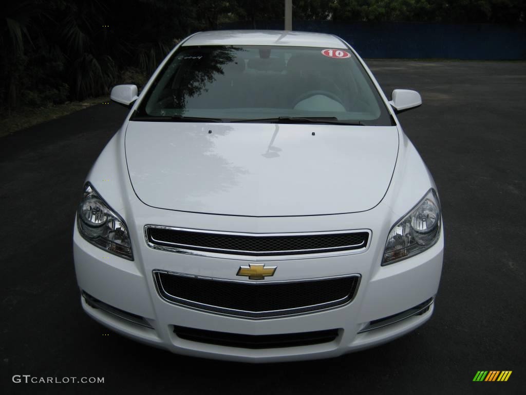 2010 Malibu LT Sedan - Summit White / Titanium photo #2