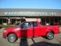 Bright Red - F150 XLT SuperCab 4x4 Photo No. 1