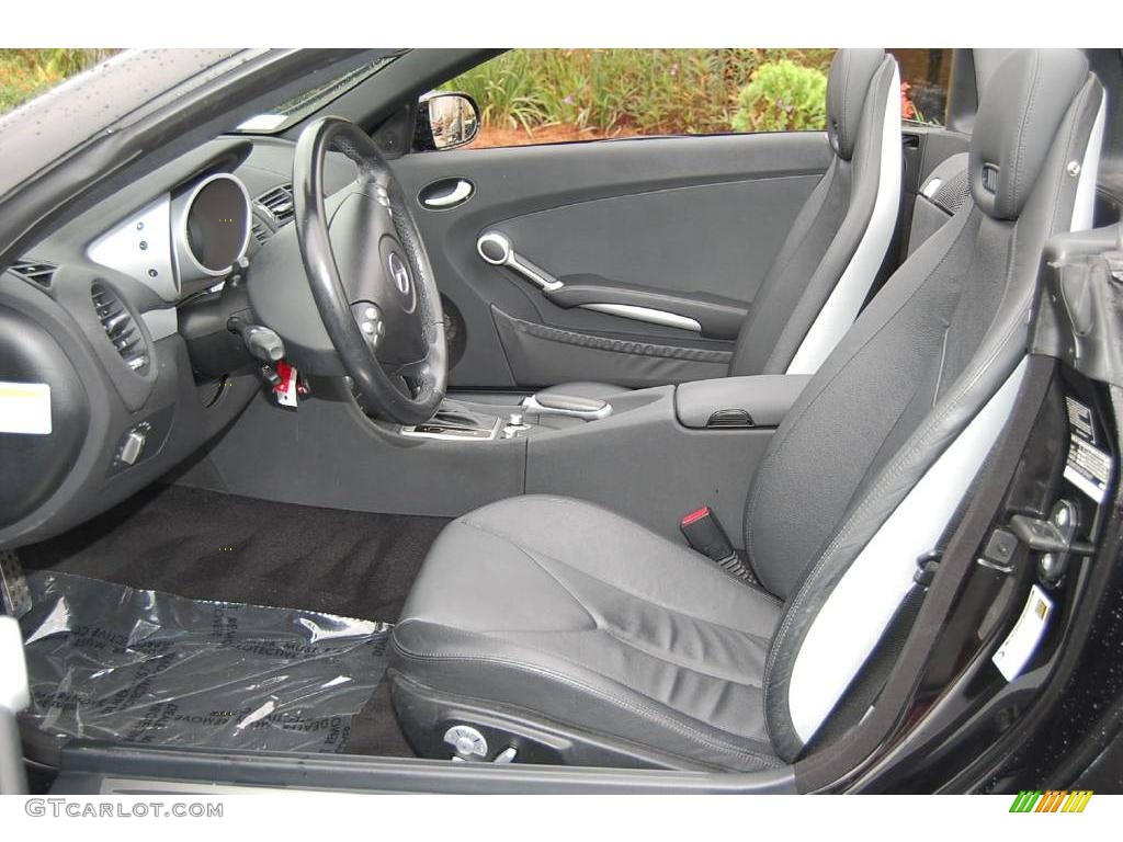 2006 SLK 350 Roadster - Black / Black photo #7