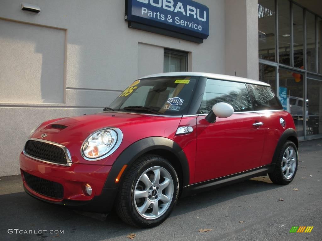 2007 Cooper S Hardtop - Chili Red / Carbon Black/Carbon Black photo #2